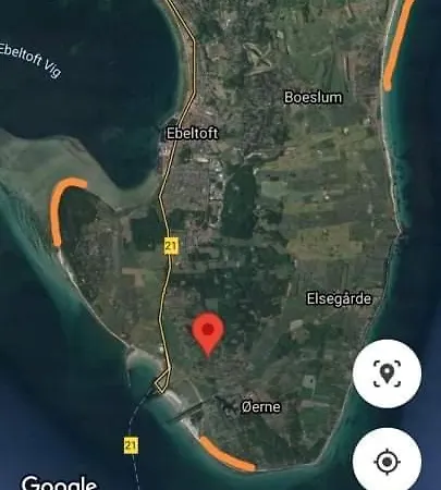 펜션 Dejligt Rummeligt Sommerhus 에벨토프트